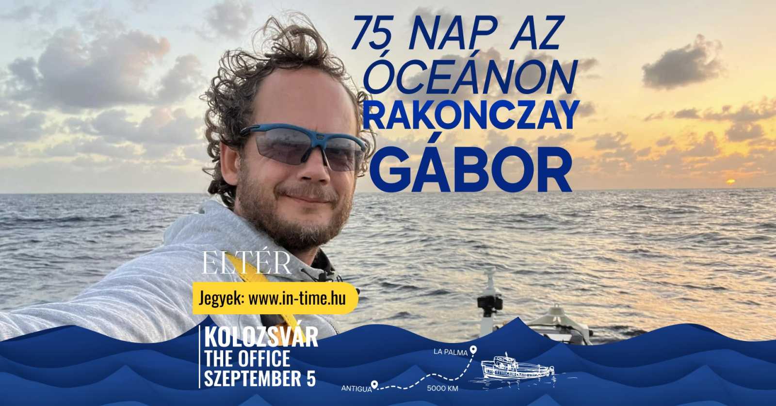 Kolozsváron tart előadást Rakonczay Gábor extrém sportoló, többszörös világrekorder. Fotó: az ELTÉR Facebook-eseménye