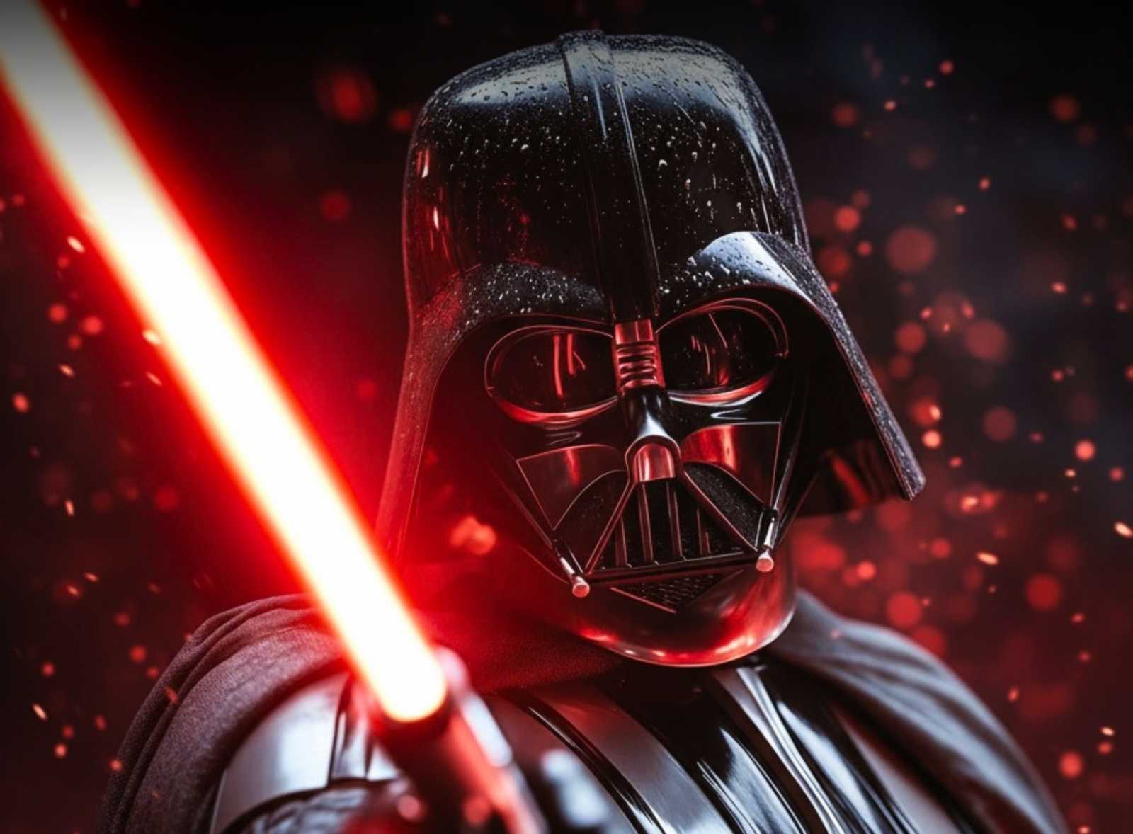 Darth Vader fénykarddal | Fotó: Facebook/Star Wars World