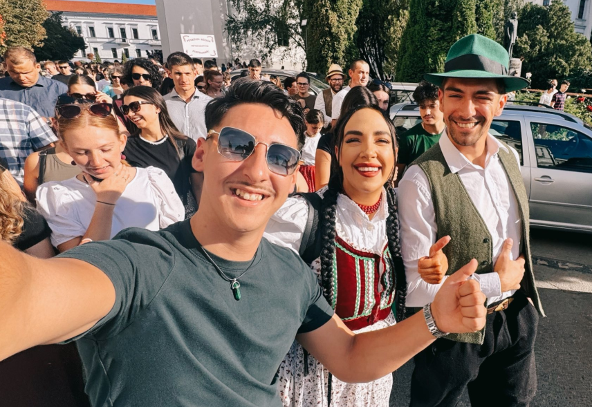 Tóth Gabi is részt vett a székelyudvarhelyi táncháztalálkozón | Fotó: Tóth Gabi Facebook-oldala