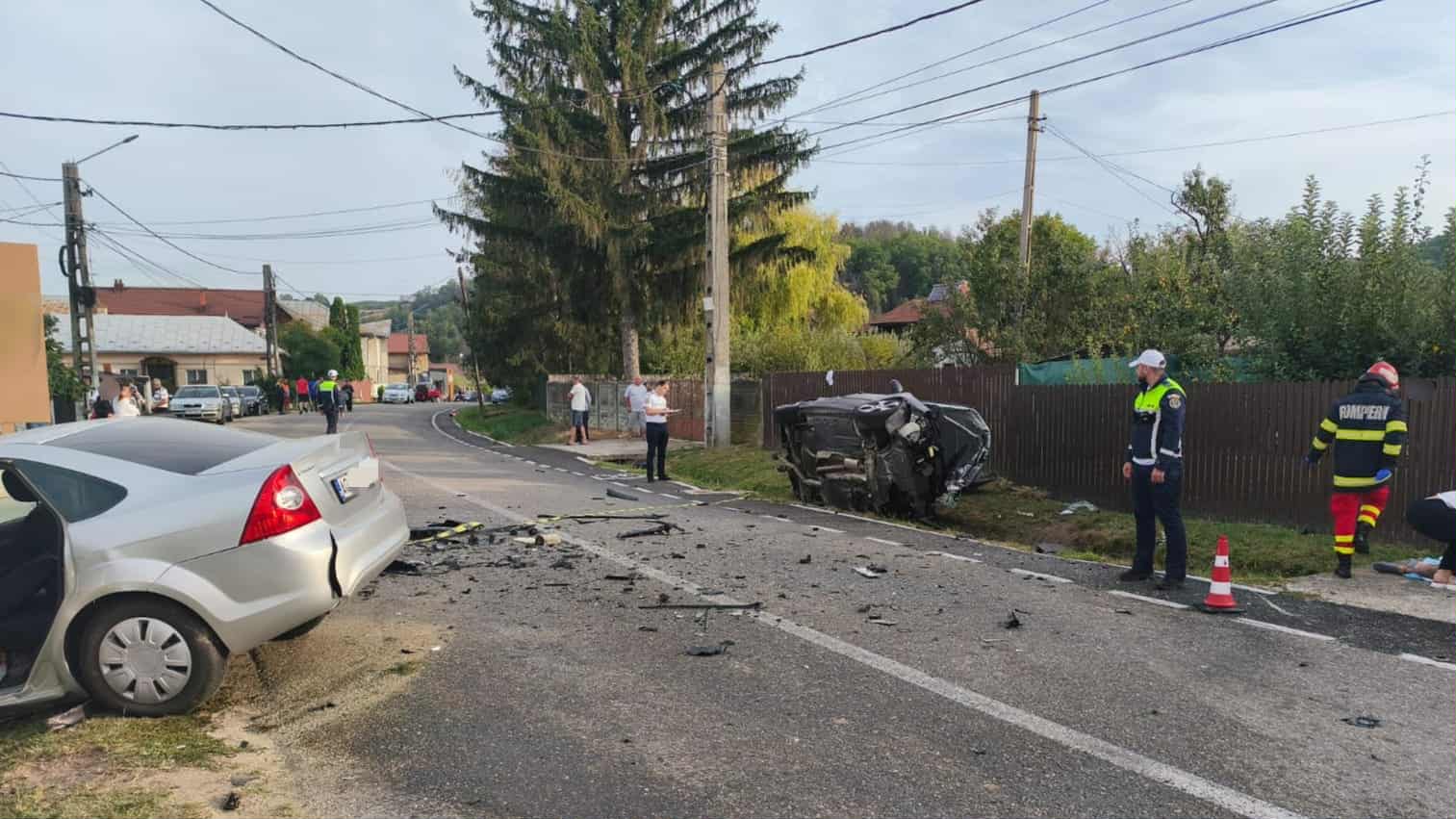 Súlyos baleset, mindkét sofőr a helyszínen életét veszítette | Fotó: Argeș megyei rendőrség