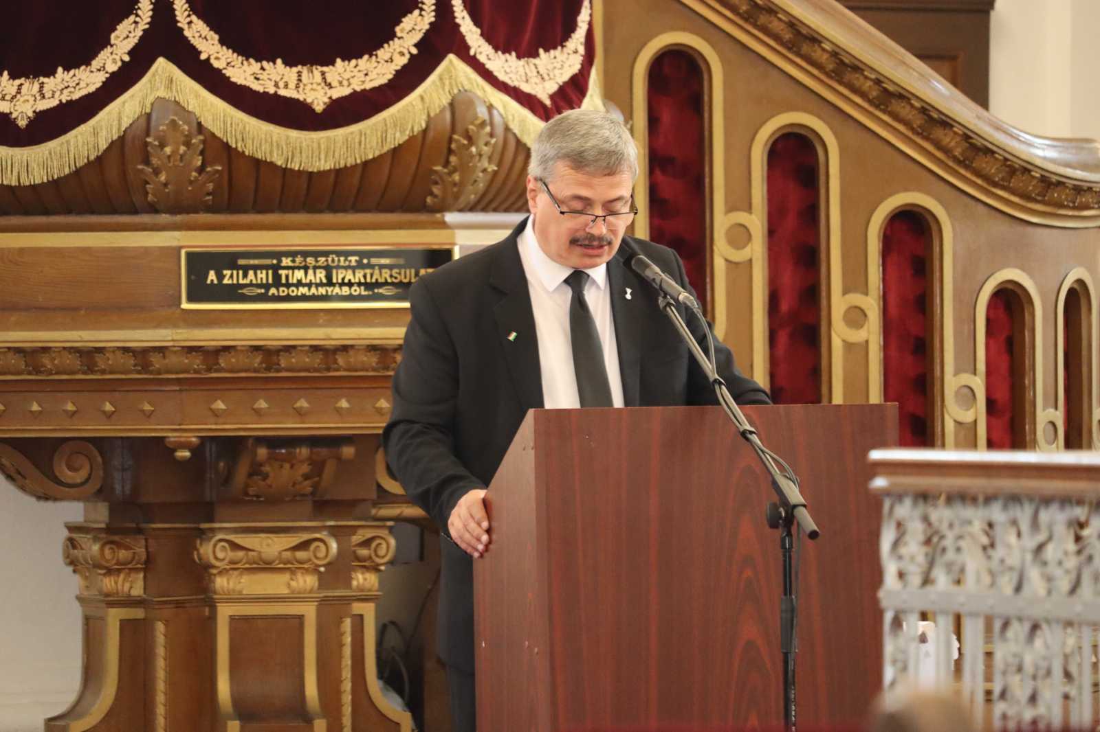 Az igazgató visszaemlékezett és előretekintett | Fotó: Kulcsár Mária
