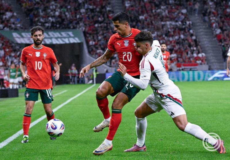 Cancelo eldöntötte a három pont sorsát | Fotó: MTI/Hegedüs Róbert