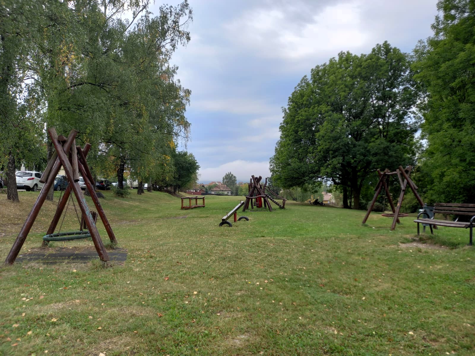 A parkban most is található játszótér | A szerző felvétele