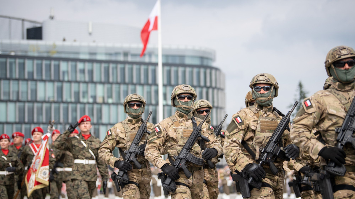 Lengyel katonák. A helyzet fokozódik Fotó: Defense Romania Facebook oldal