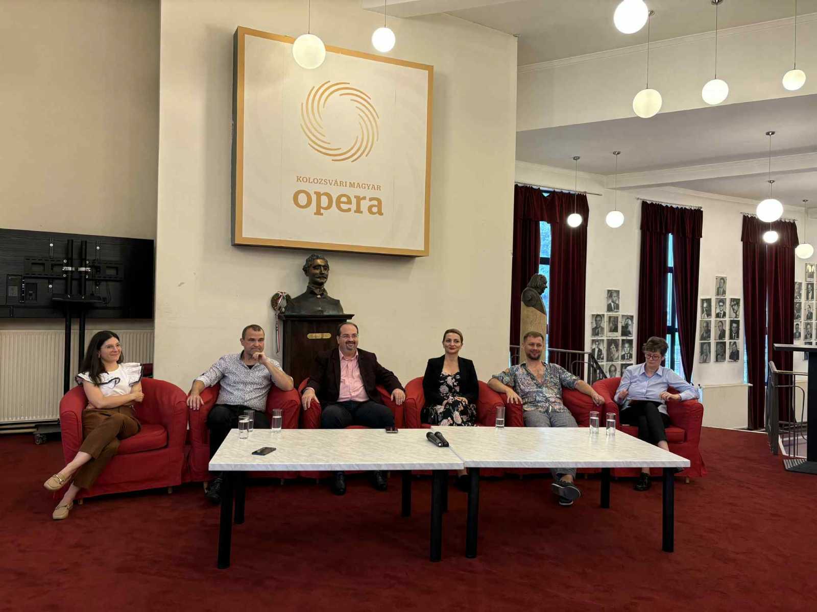 Csütörtökön került sor a Kolozsvári Magyar Opera évadnyitó sajtótájékoztatójára. Fotó: a szerző felvétele