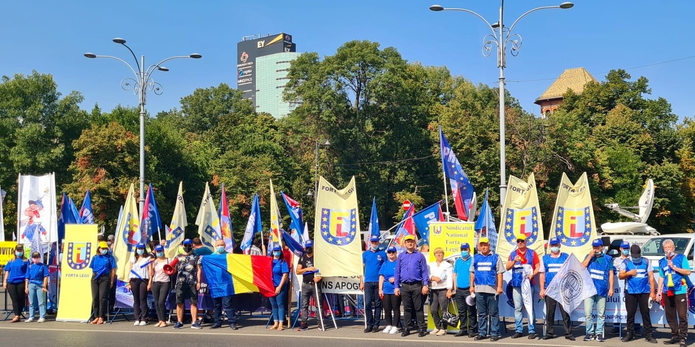 Nem tetszenek nekik a kormány tervei | Fotó: Facebook/Sindicatul National Forta Legii