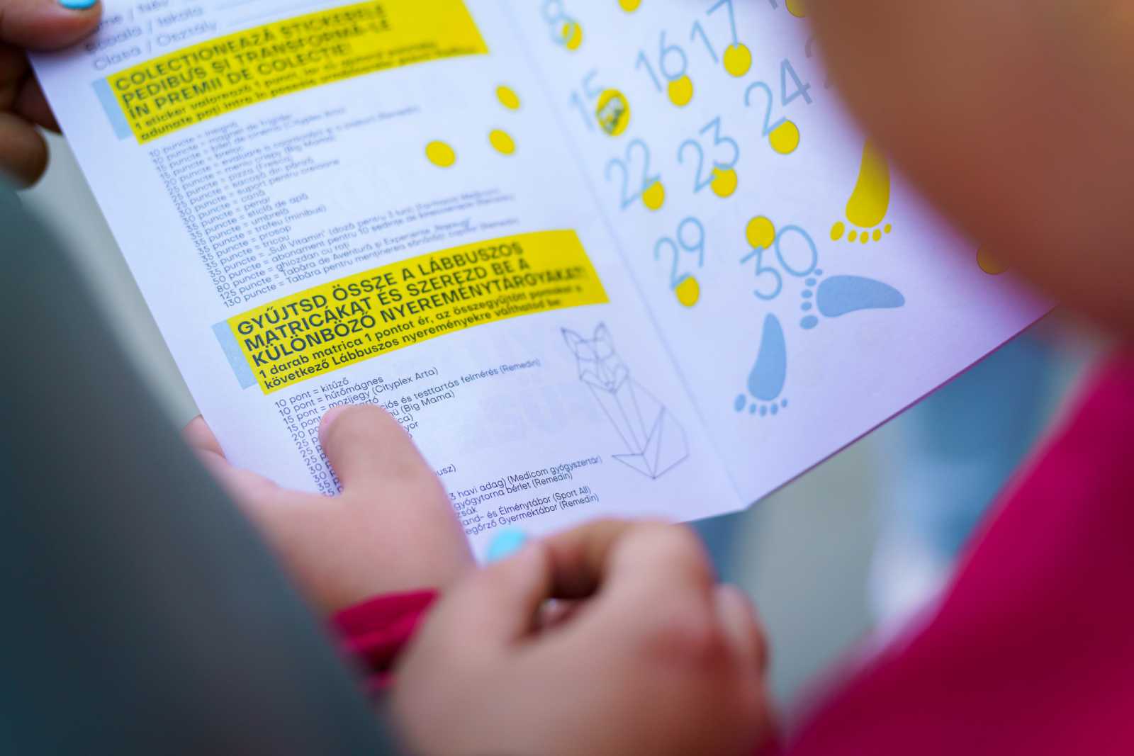 A pontgyűjtő alapján ajándék is jár a hűséges lábbuszozóknak | Fotó: Kristó Gothárd Hunor