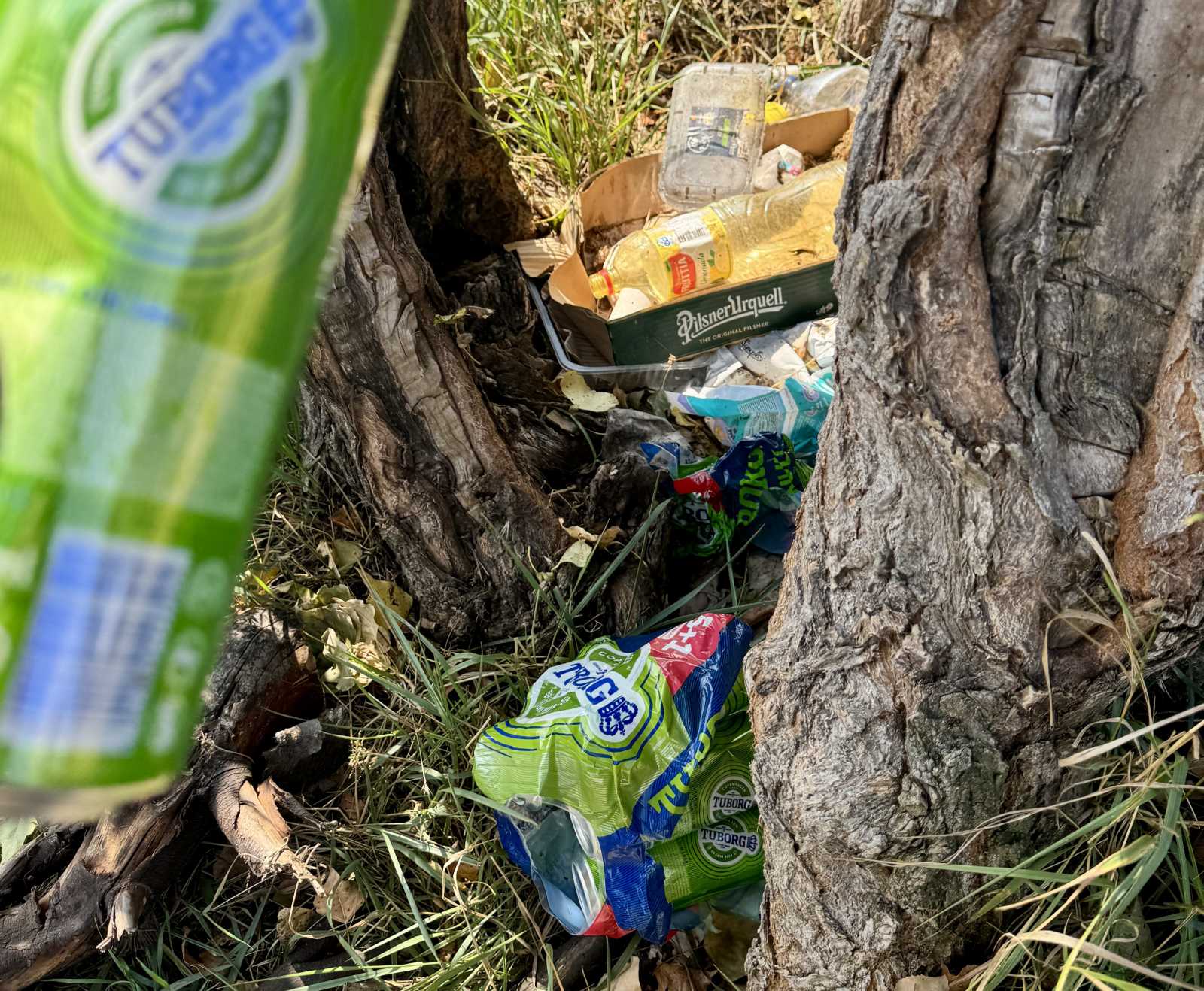 Van, aki még arra is lusta, hogy beváltsa a betétdíjas sörösdobozokat | Fotó: Tega Rt. 