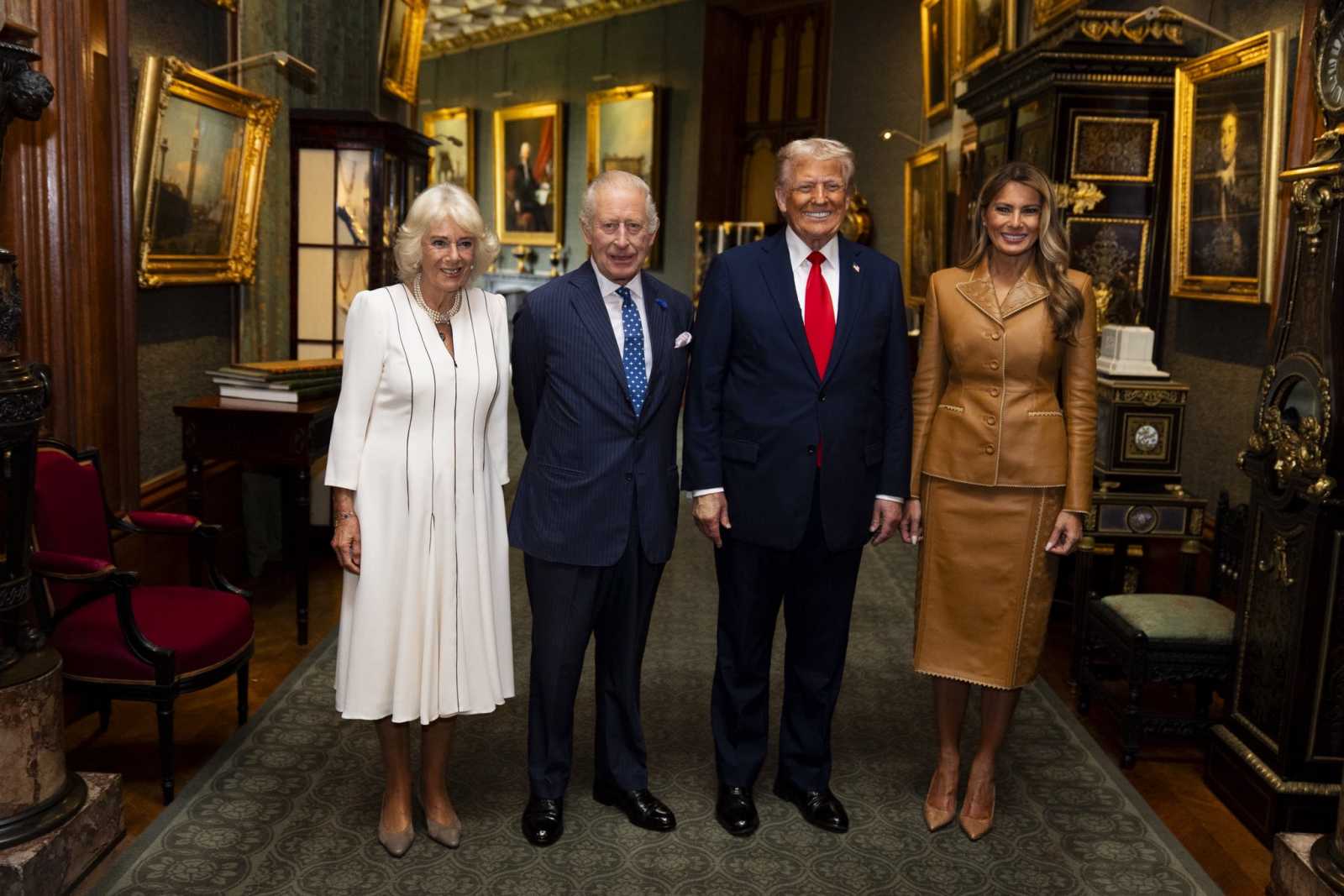 Látogatáson az elnöki házaspár Windsorban. | Fotó: The Royal Family Facebook-oldal