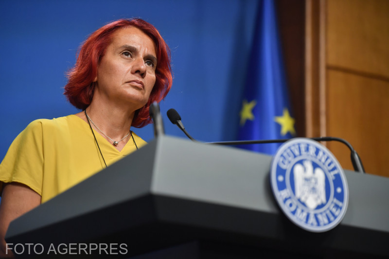 Ioana Dogioiu kormányszóvivő kijelentette: a miniszterelnök megbízásából nyilatkozott. | Fotó: Agerpres