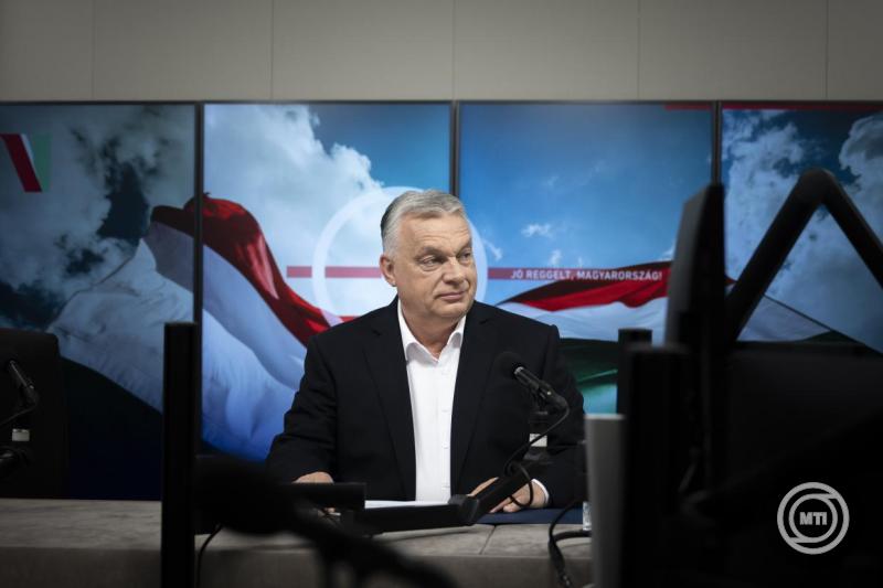A kormányfő jelezte: örült az amerikai elnök döntésének Fotó. MTI