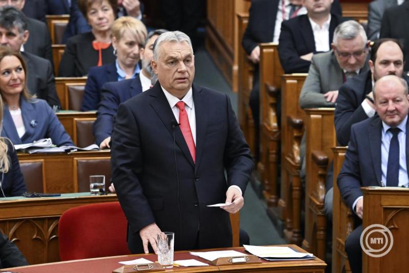 Orbán Viktor: Magyarország az Európai Unió tagja, senkivel nem áll háborúban Fotó: MTI