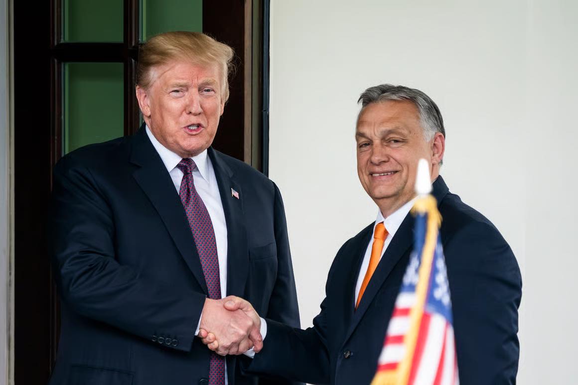 Donald Trump és Orbán Viktor egy korábbi találkozója Washingtonban. Az amerikai elnök megértően nyilatkozott a magyar-orosz gázüzlettel kapcsolatban. Fotó: Orbán Balázs Facebook oldala