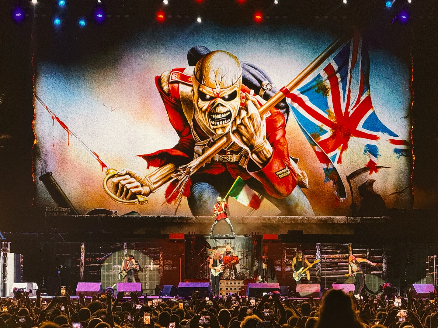 A Fuss az életedért című koncert a zenekar szerint a legjobb showműsoruk. | Fotók: az Iron Maiden facebook-oldala