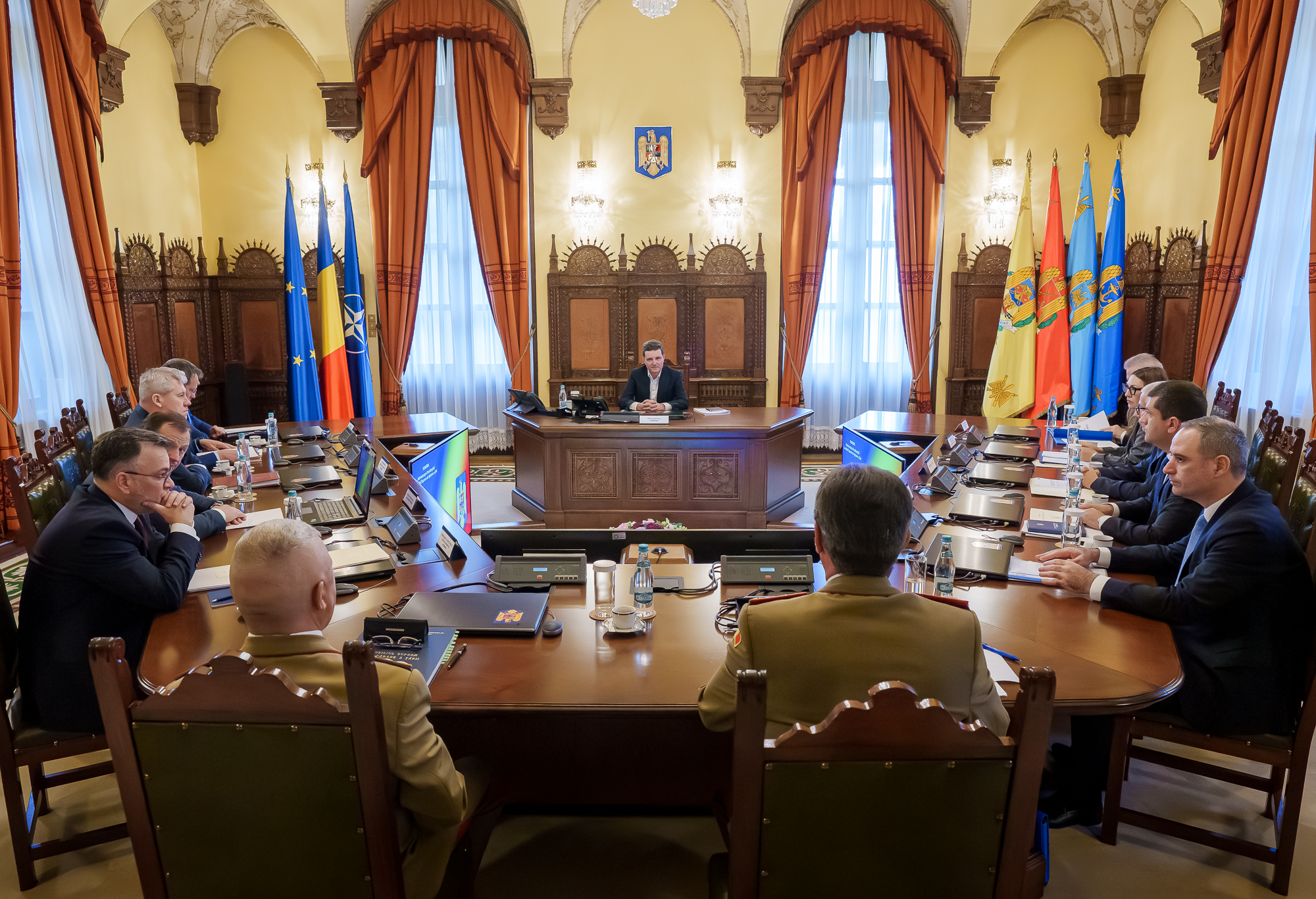 Dan a Legfelsőbb Védelmi Tanács ülésén. Hiányzó stratégia Fotó: presidency.ro