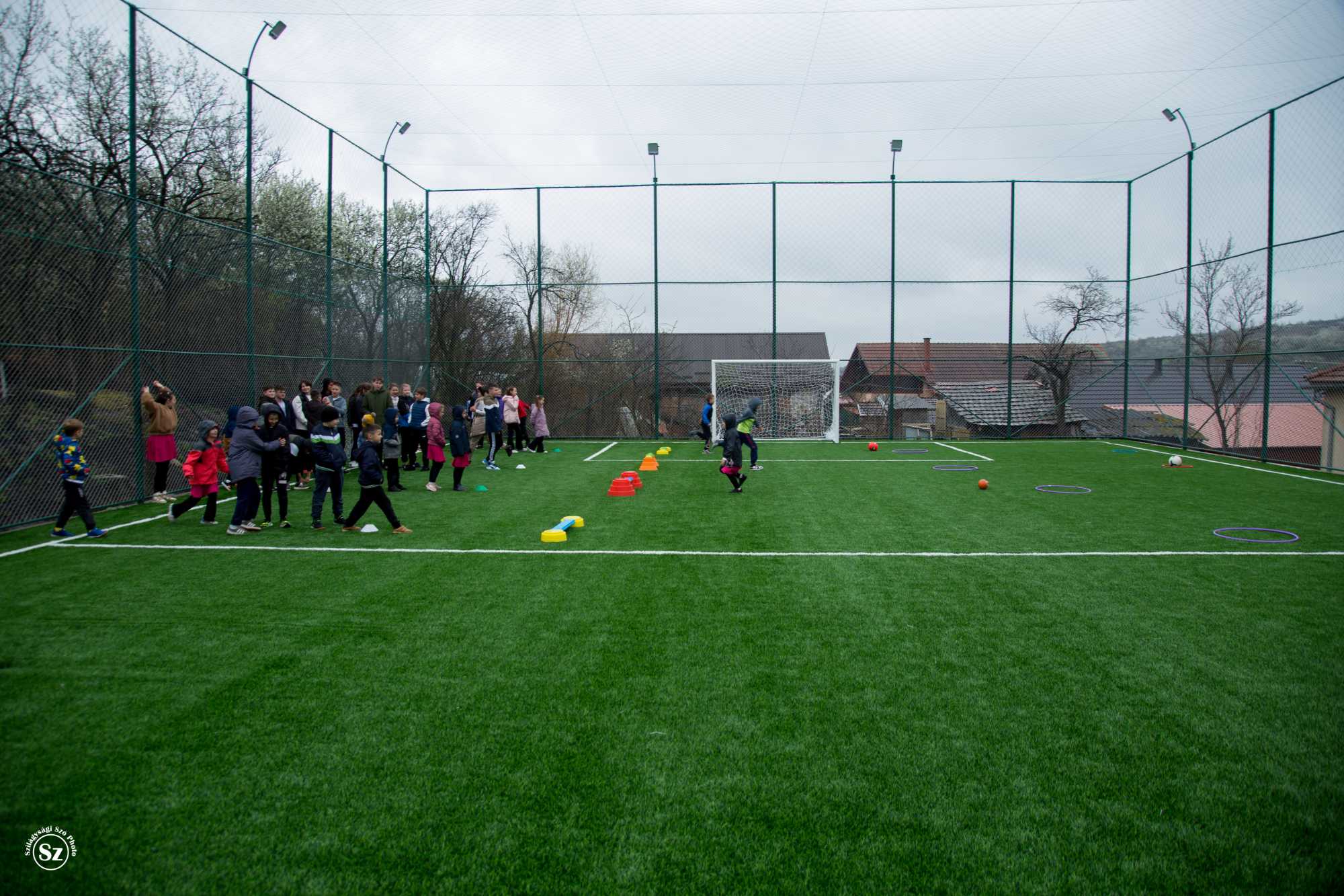 Az új létesítményt már birtokba is vették a gyerekek | Fotó: Kulcsár Mária