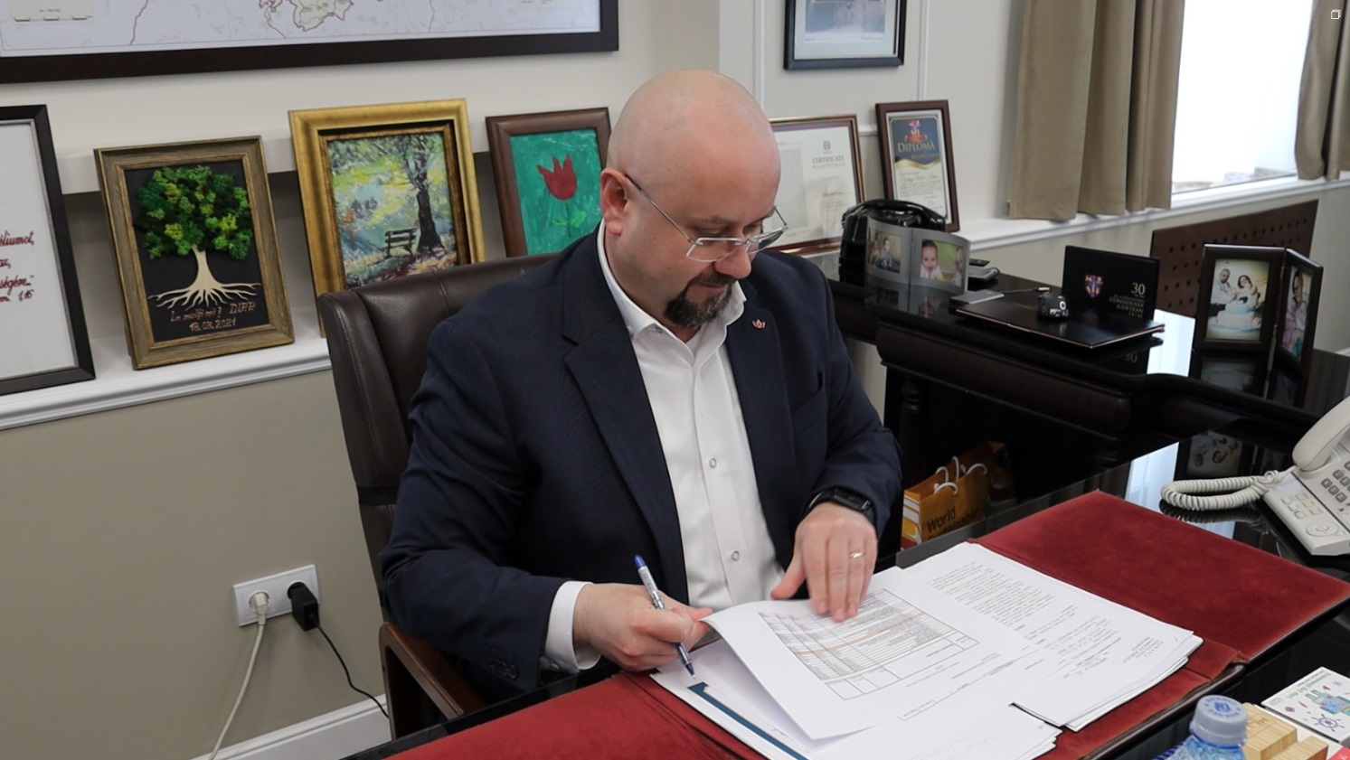 A megyei tanács alelnöke szerint fontos beruházásról van szó | Fotó: Kulcsár Mária