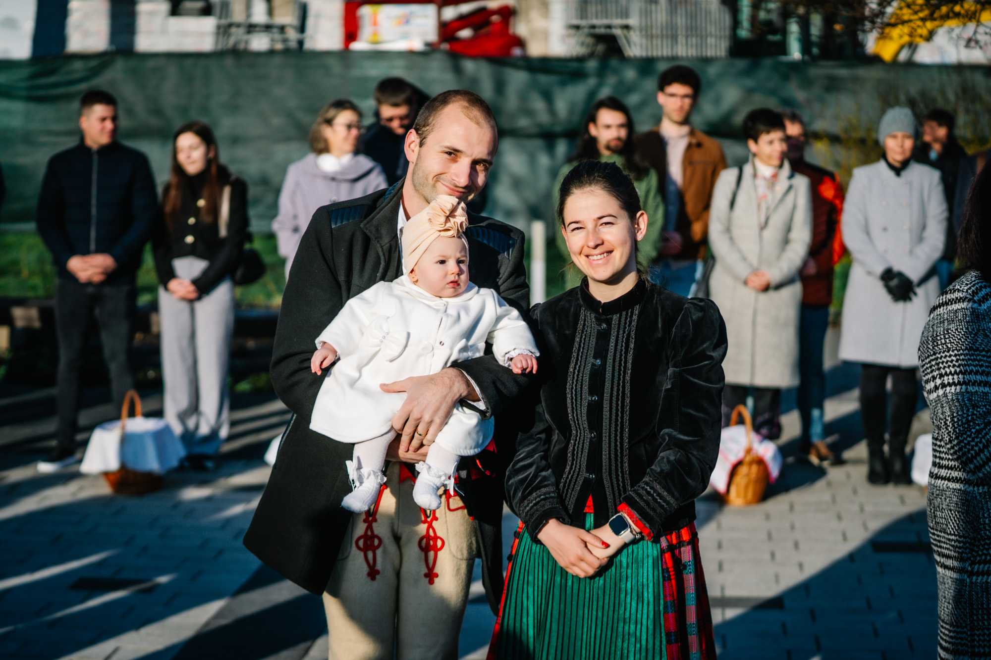 Mosoly az arcokon. A kor nem akad&aacute;ly, a legkisebbek is r&eacute;szt vettek az esem&eacute;nyen.