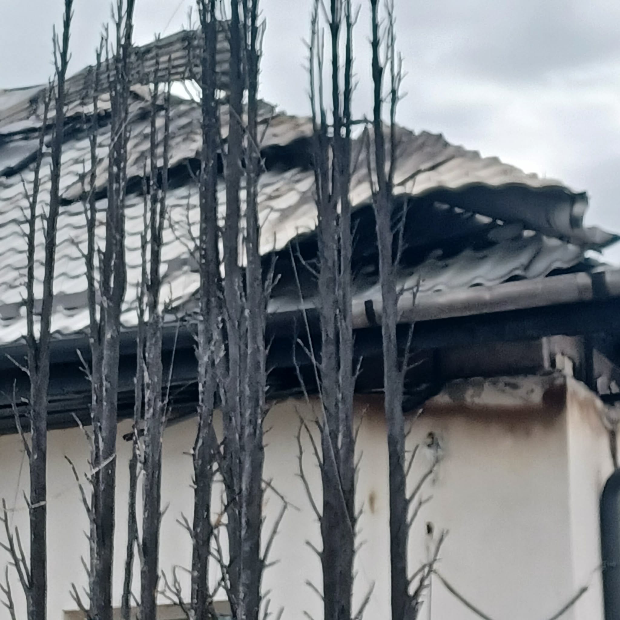 Oda a tetőszerkezet 