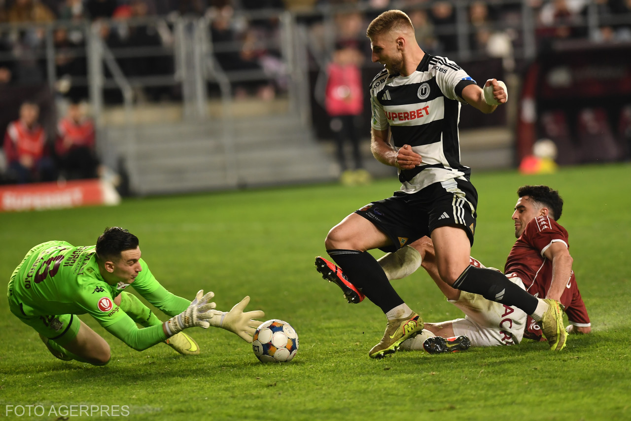 Elfektette a Rapidot a Kolozsvári U | Fotó: Agerpres