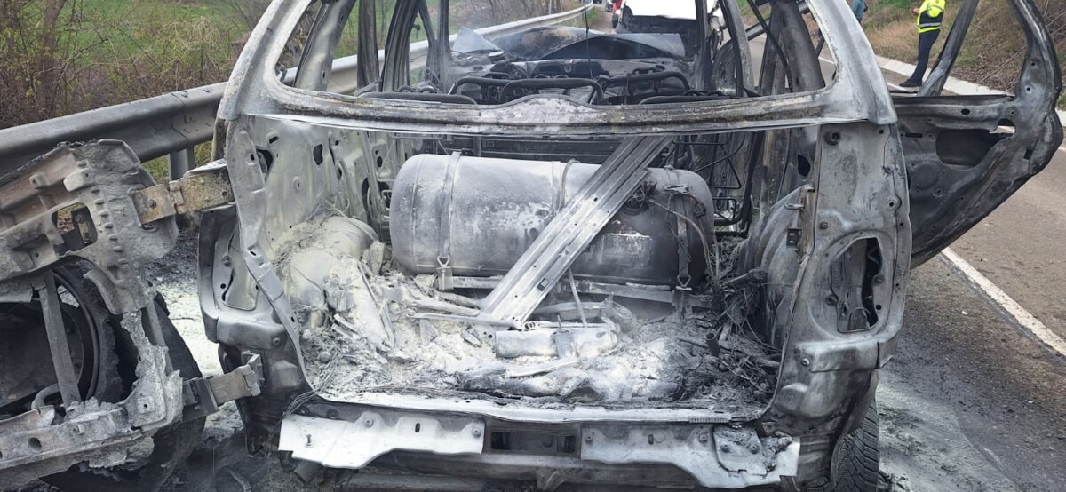 Csodával határos módon a gáztartály nem robbant fel | Fotó: ISU Suceava