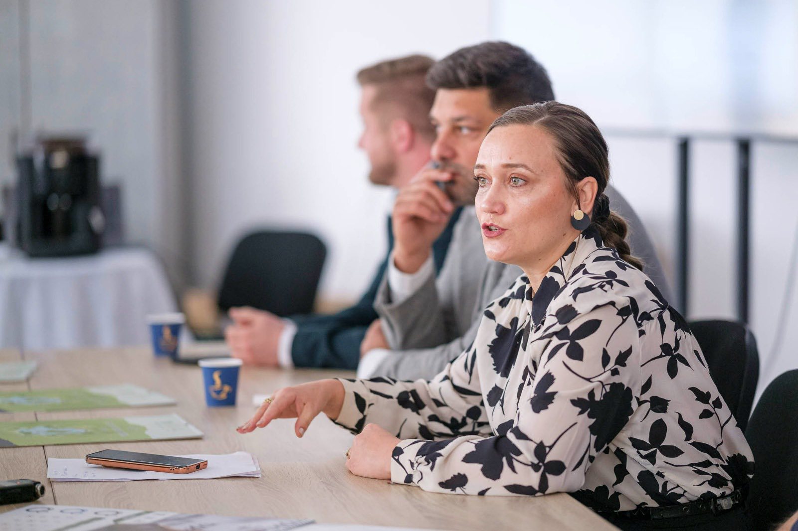 Dobos Melinda projektfelelős. | Fotó: Hargita Megye Tanácsa
