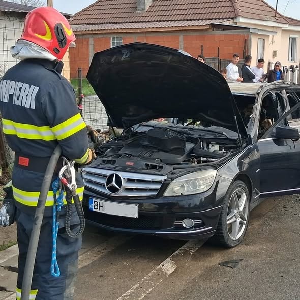 Kiégett | Fotó: Bihar megyei katasztrófavédelem