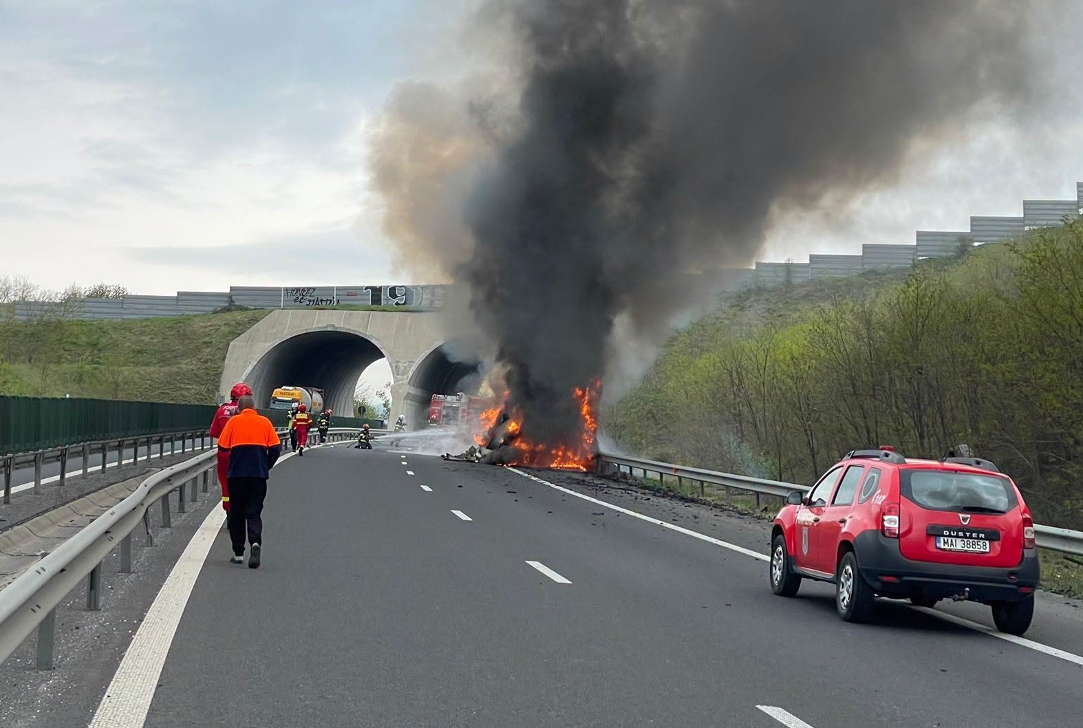 Szerencsére sérülés nem történt | Fotó: ISU Hunedoara