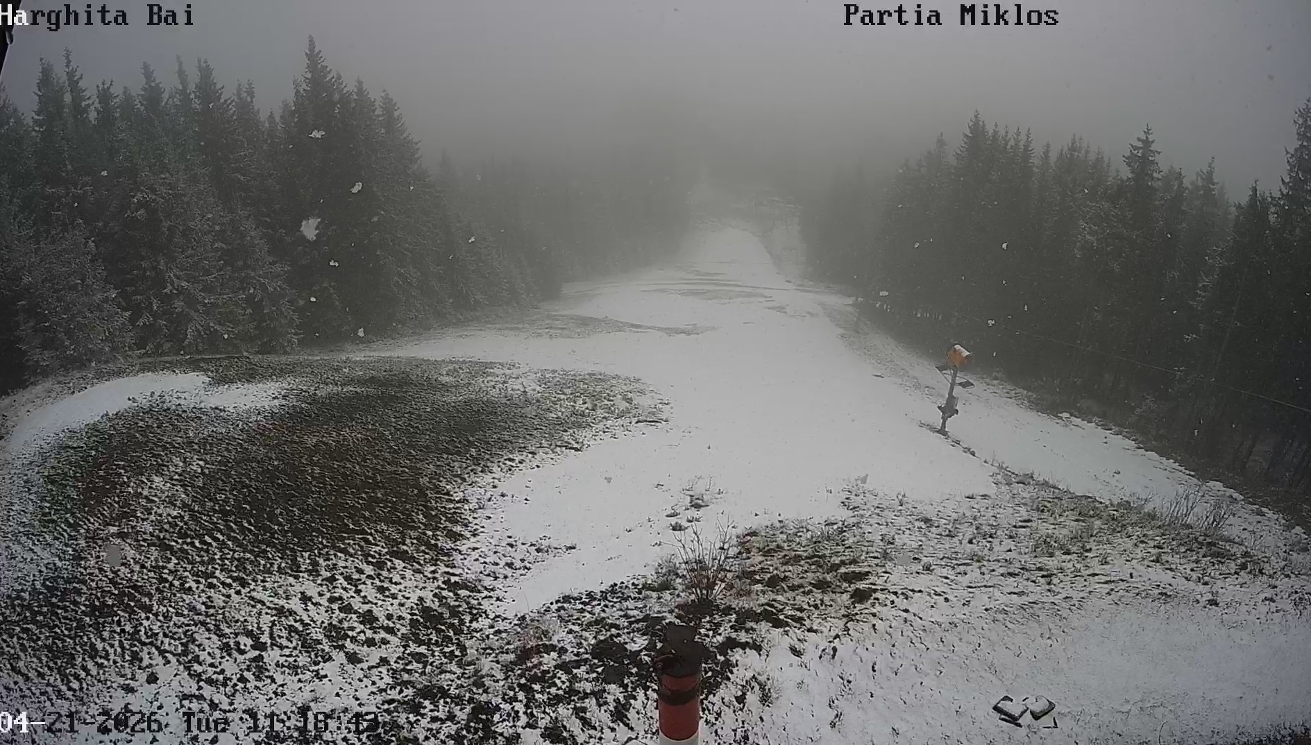 Havazás Hargitafürdőn. 