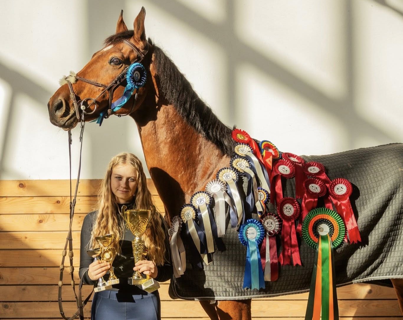 Számos elismerésben részesültek már lovával | Fotók: Bocskai Bíborka személyes archívuma