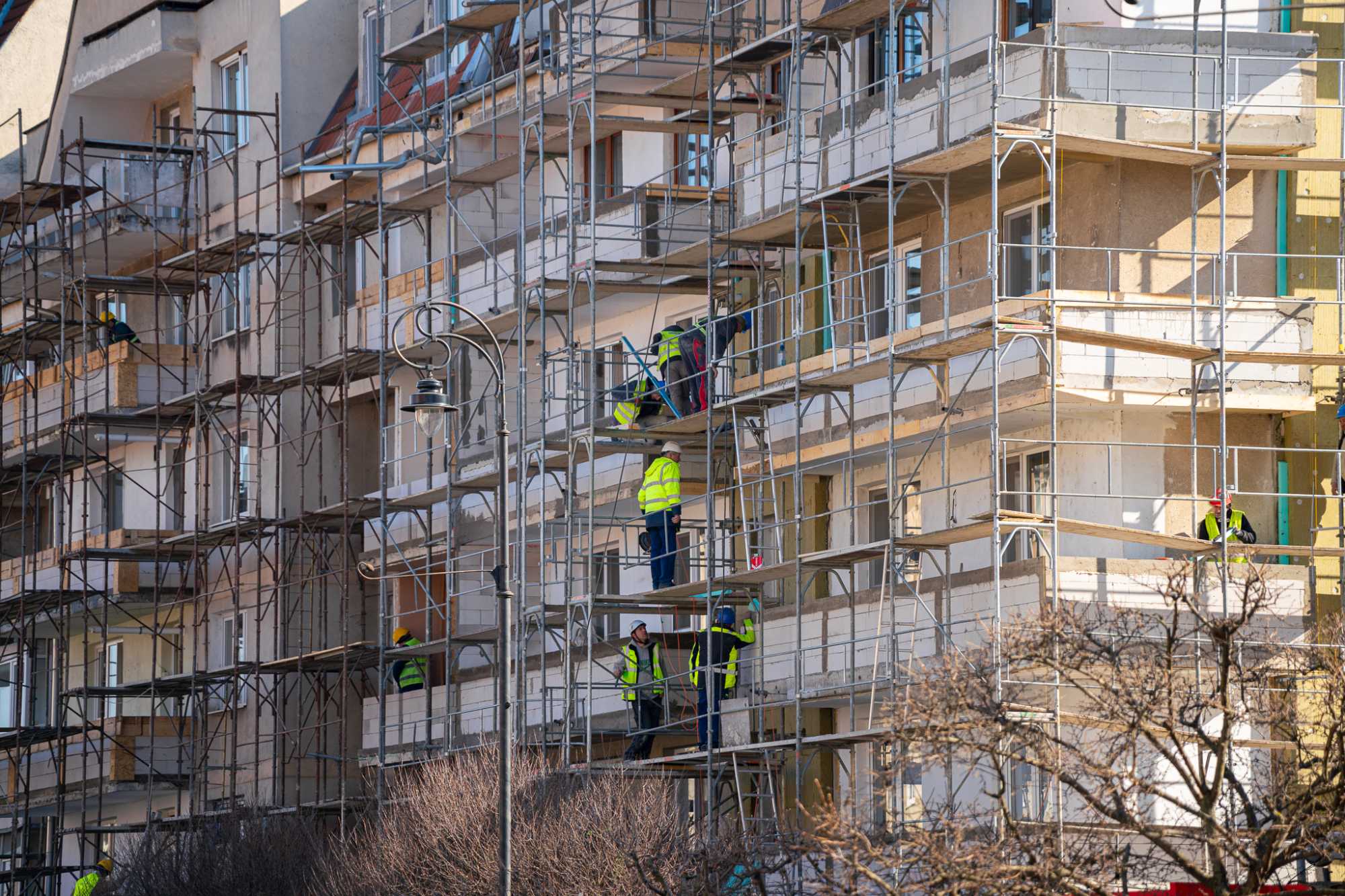 Folytatódik a tömbházak szigetelése | Fotó: Sepsiszentgyörgy Önkormányzata