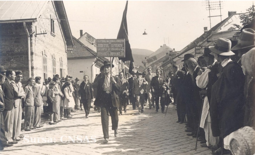 PNC-kampány ahol látható a horogkereszt is | Fotó: CNSAS/Elie Wiesel Intézet