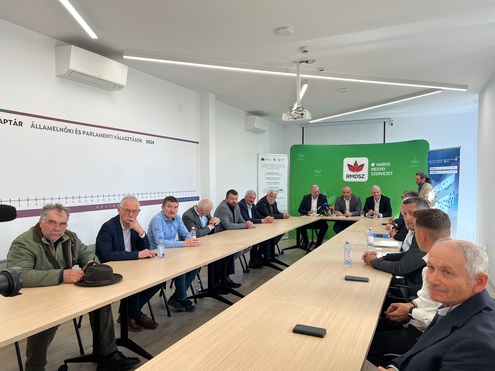 Az RMDSZ Maros megyei szervezetének székhelyén tartott sajtóértekezlet | Fotó: Rákóczi Kinga