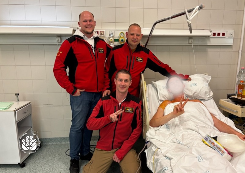 A betegnek percei voltak hátra, a gyors beavatkozás életet mentett | Fotó: Országos Onkológiai Intézet Facebook-oldala