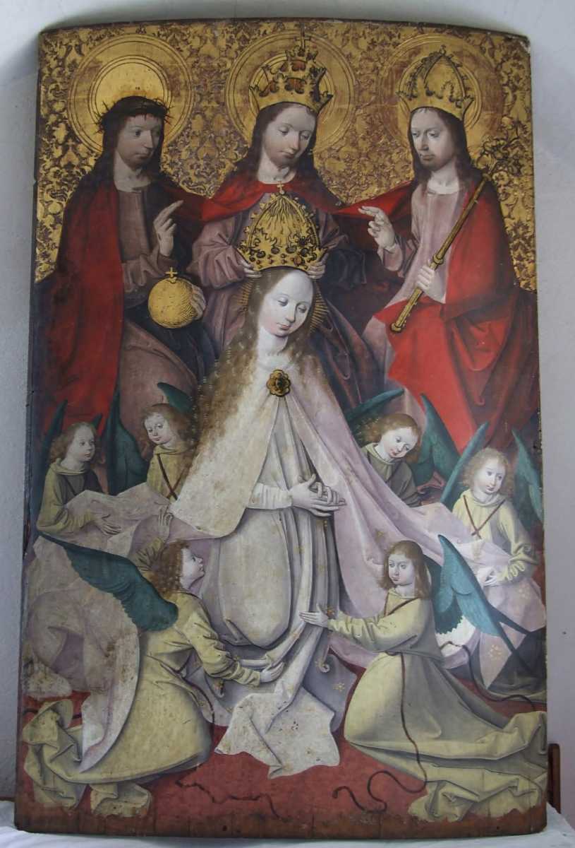 Mária megkoronázása a Szentháromság által. | Fotó: Csíki Székely Múzeum