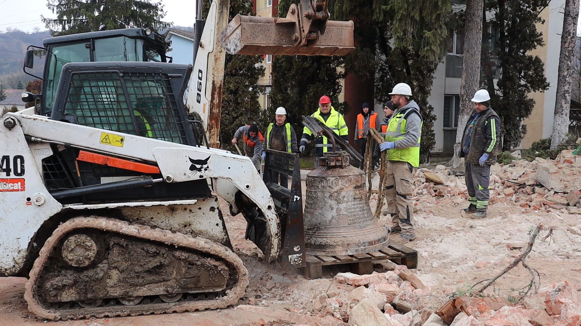 A nagyharang nem rongálódott meg | Fotó: Kulcsár Mária