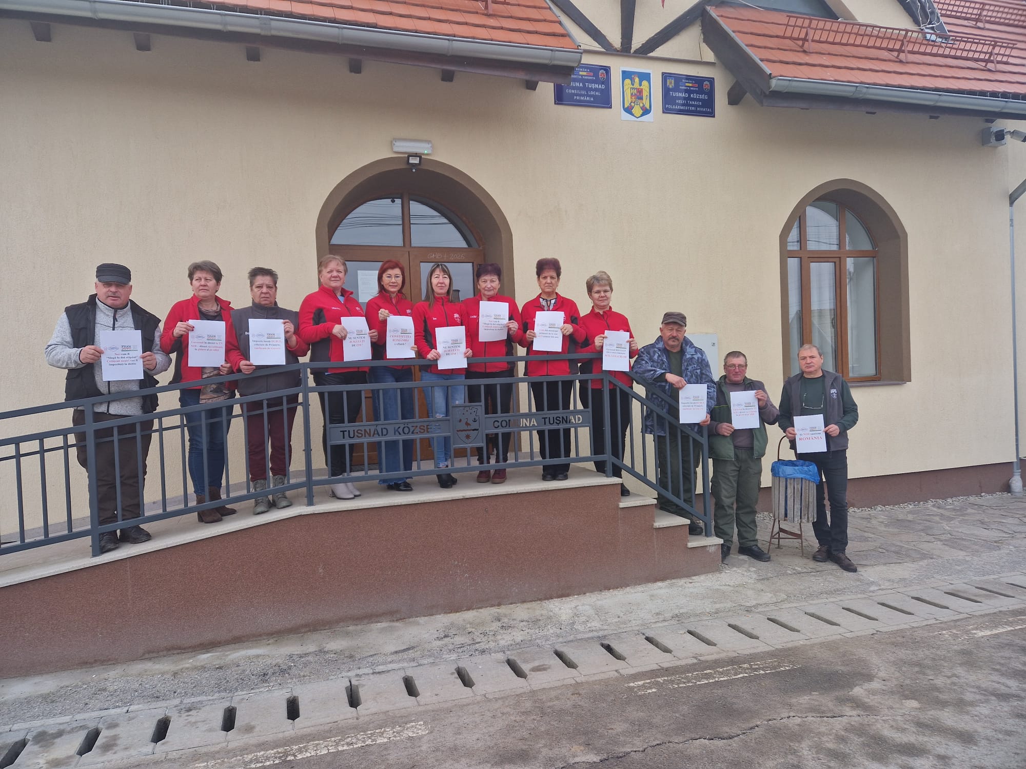 A Tusndá községi tiltakozók