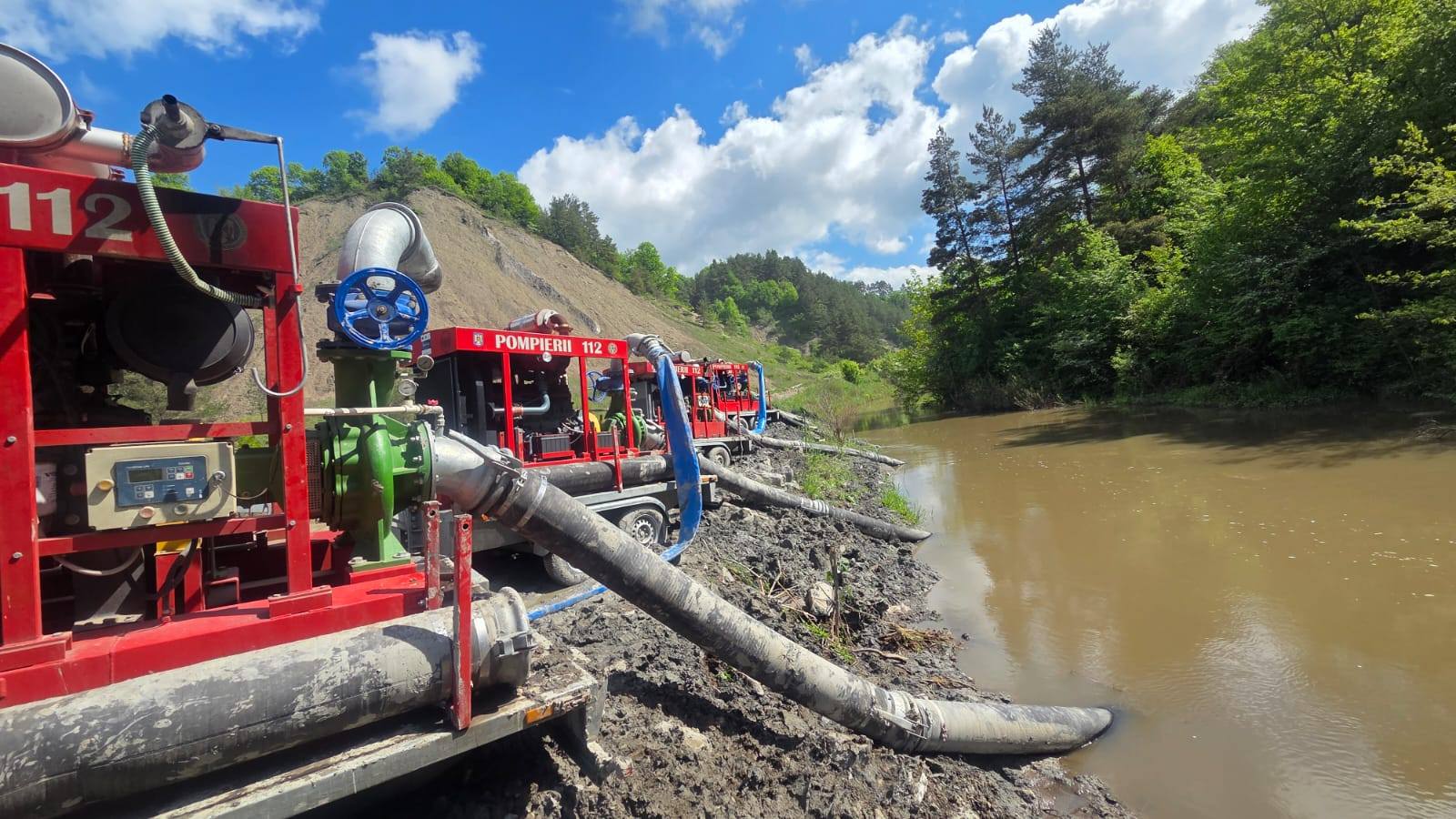 Parajd közelében hetekig szivattyúták a Korond-patak vizét | Fotó: ISU Harghita
