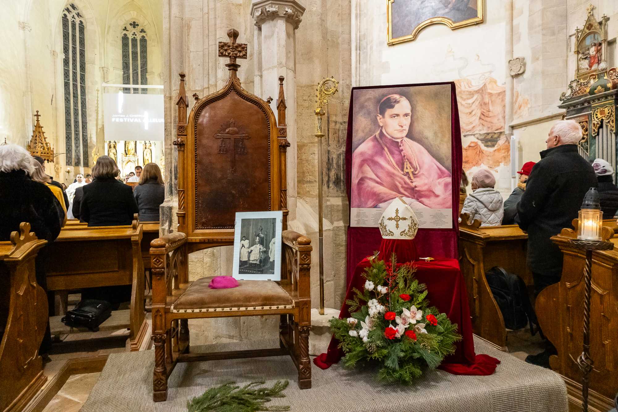 Márton Áront pontosan 87 éve szentelték püspökké a Szent Mihály templomban. | Fotó: Jakab Lóri