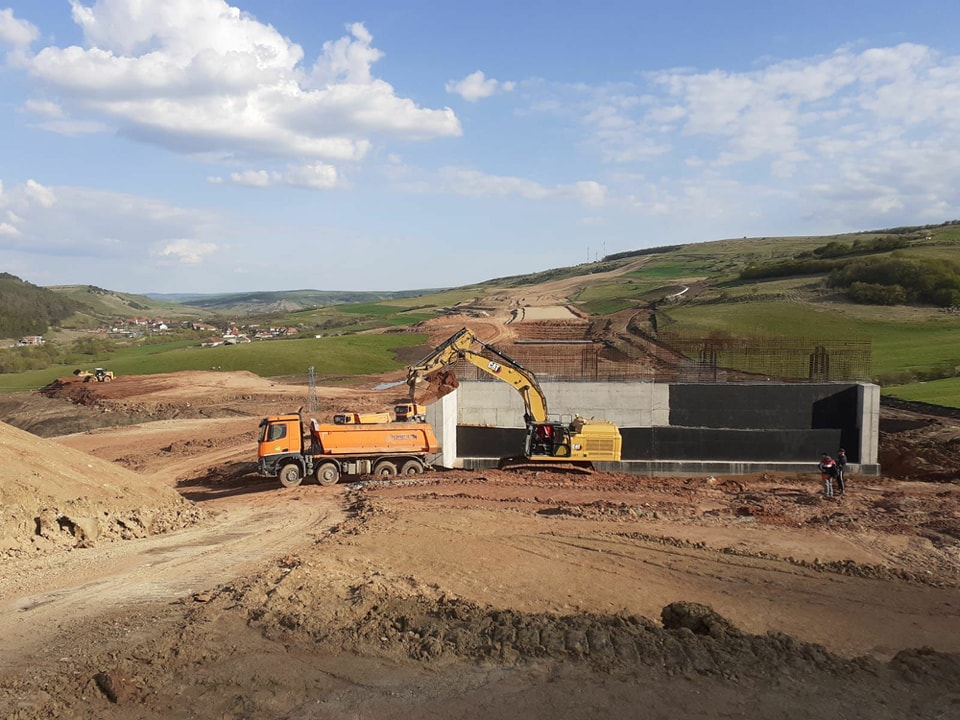 Zajlik az autópálya-építés | Korábbi fotó: Cristian Pistol Facebook oldala