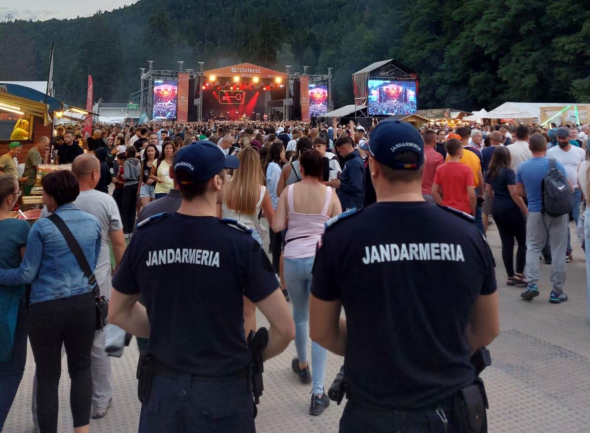 A Tusványoson is jelen voltak | Fotó: Hargita Megyei Csendőrség