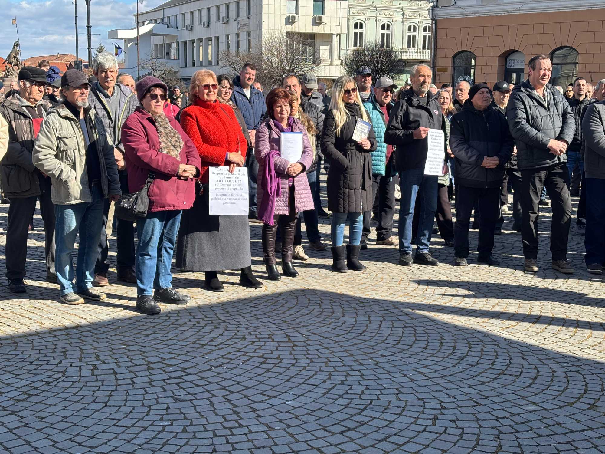 A tüntetők egy csoportja | A szerző felvétele