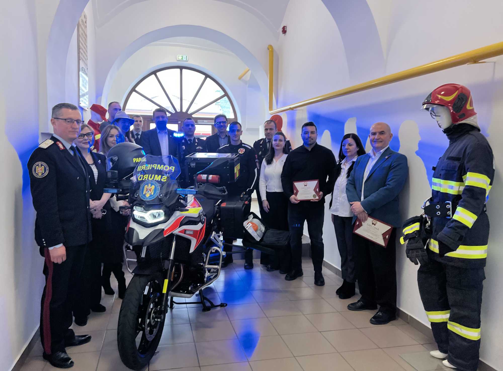 A kolozsvári és marosvásárhelyi motoros Rotary-sok adományozták | Fotó: Rákóczi Kinga