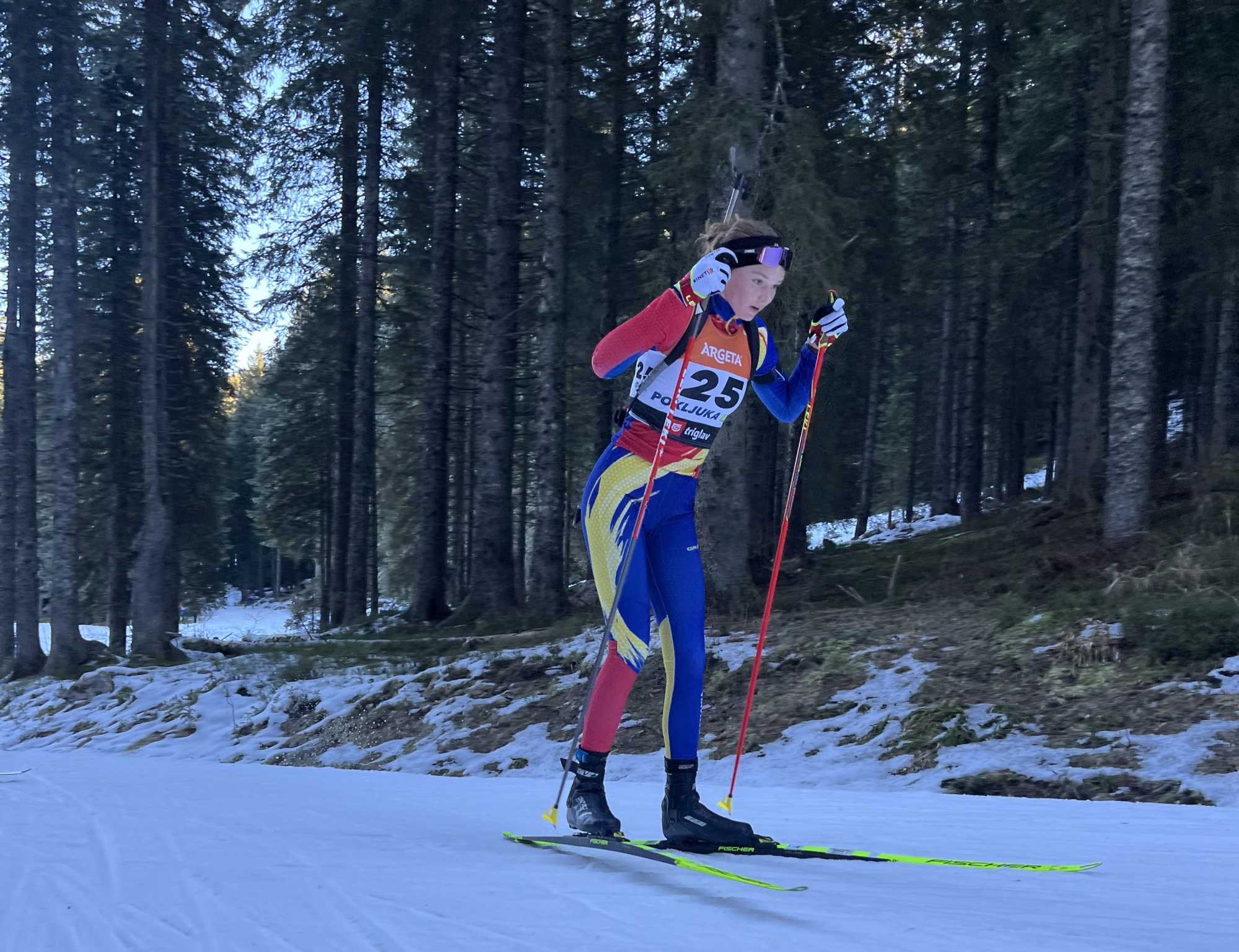 Második osztályos korában szerette meg a sífutást | Fotók: Pályi Krisztina archívuma