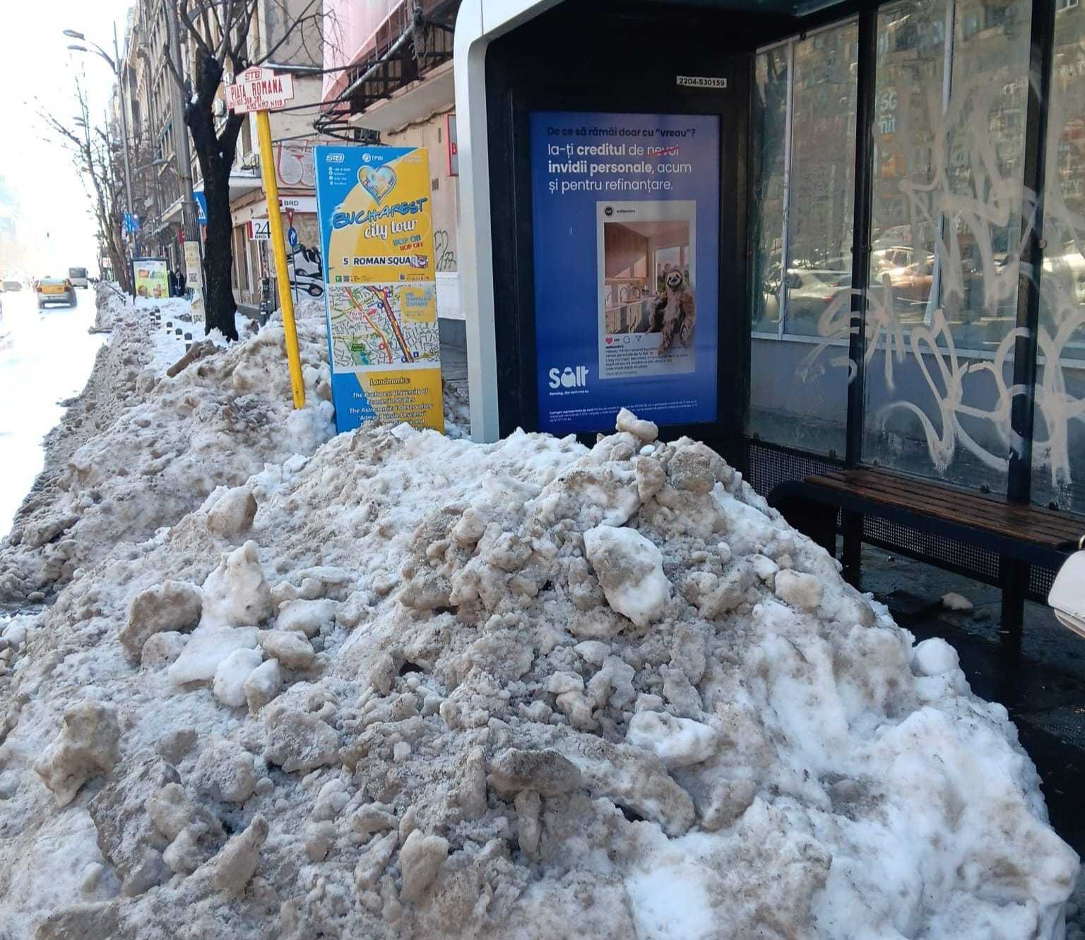 Utcakép havazás után | Fotó: Facebook/Ciprian Ciucu