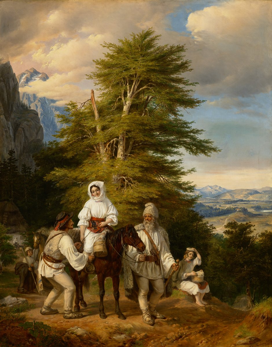 Vásárra induló oláh család | Fotó: Magyar Nemzeti Galéria