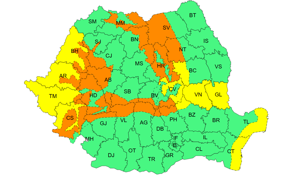 Riasztás van érvényben | Fotó: Országos Meteorológiai Szolgálat