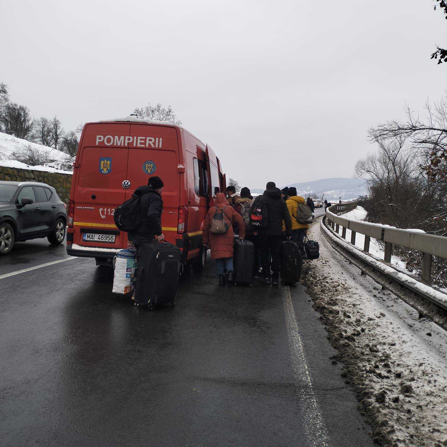 Az utasokat elszállították. | Fotó: Marian Cristian Facebook-oldala