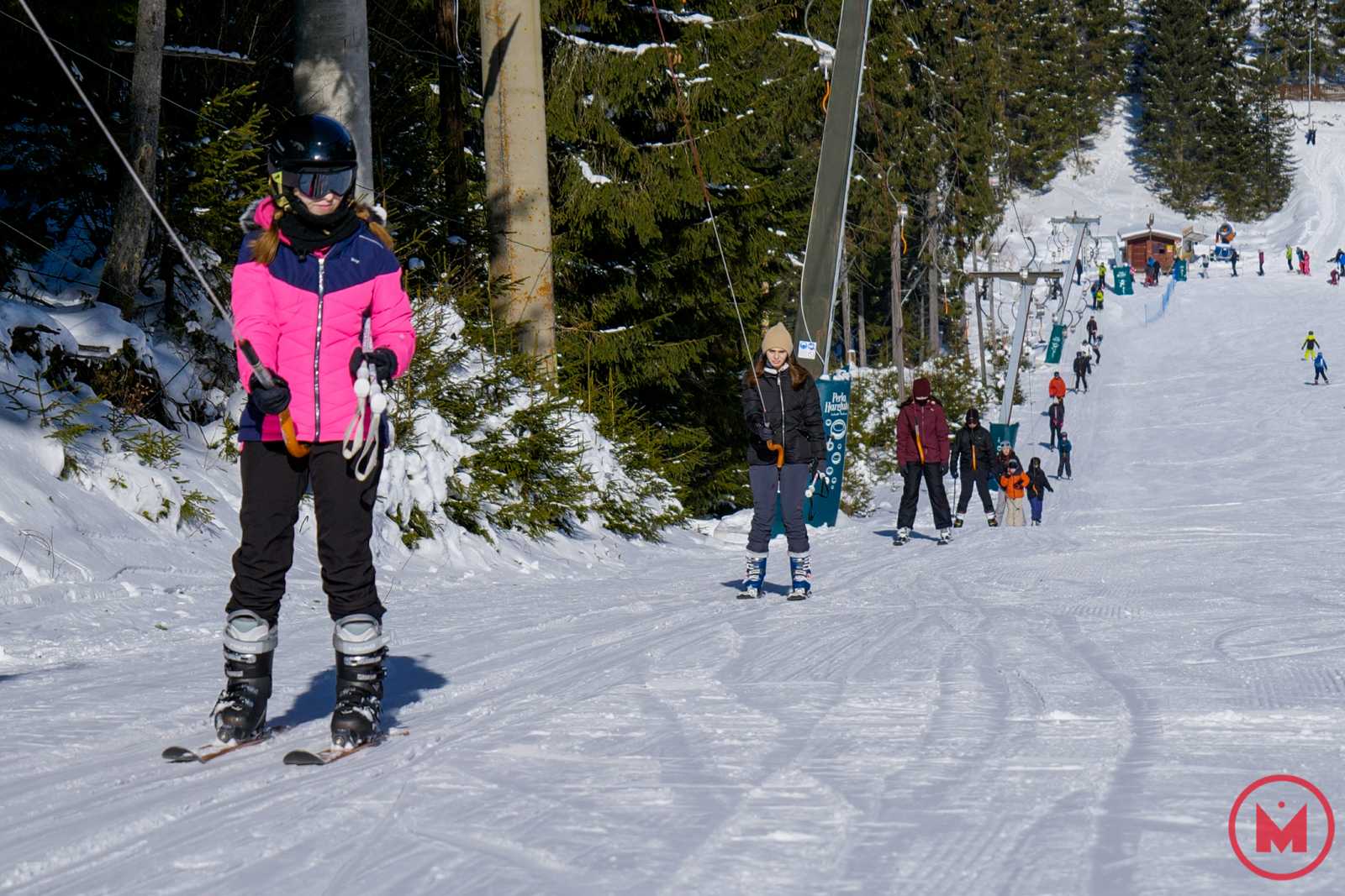 A legnépszerűbb elfoglaltság egyértelműen a síelés Hargitafürdőn. 