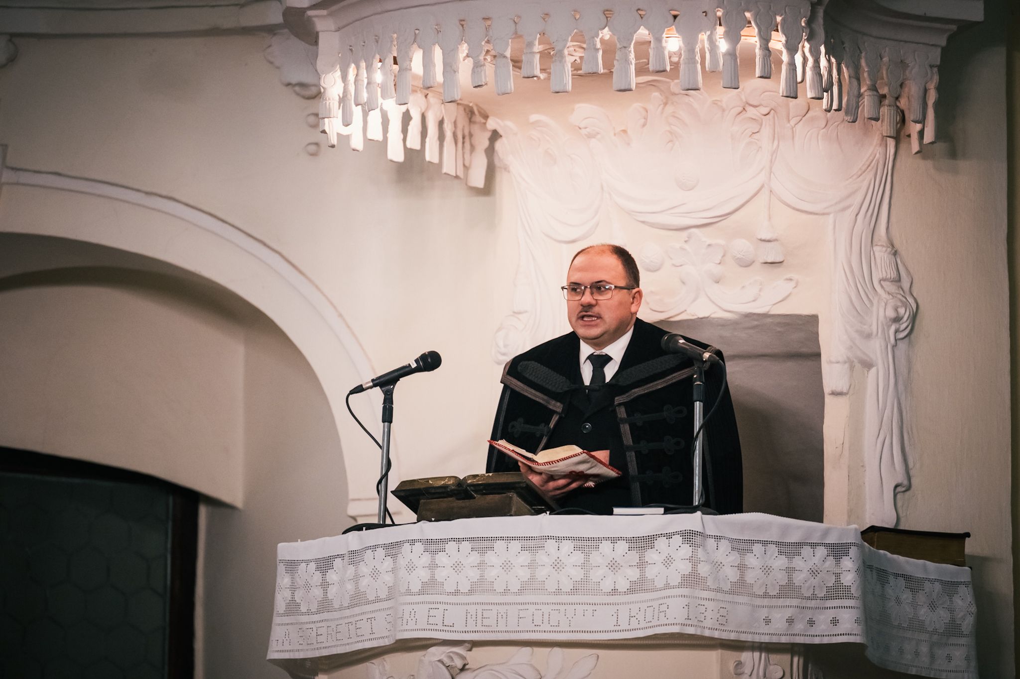 Solymosi Alpár csíkszeredai lelkész végezte a szolgálatot | Fotó: Gönczy Tamás